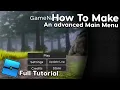 How to make an Advanced Main Menu Roblox Studio Tutorial