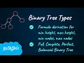 Types of Binary Tree Full Complete Perfect Balanced Binary Tree DSA in Tamil Logic First