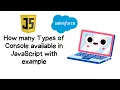 How many Types of Console available in with example