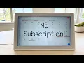 Orca Digital Calendar Review Unboxing - The Calendar That Keeps Everyone in Sync No Subscription