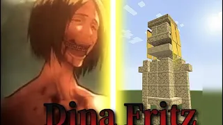 How to build Dina Fritz s Pure Titan in Minecraft 1 1 scale Attack on Titan