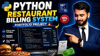 Python Restaurant Billing System for Beginners Project for GitHub Portfolio By Shahzaib Malik