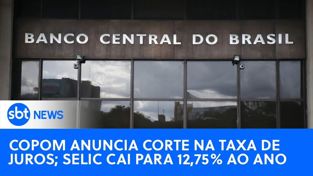 ????SBT News na TV: Copom anuncia corte na taxa de juros; STF forma placar de 5x2 contra marco temporal
