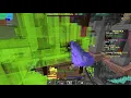 Mining in Hypixel Skyblock Pristine moment