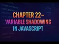 The Complete JavaScript in Malayalam - Chapter 22