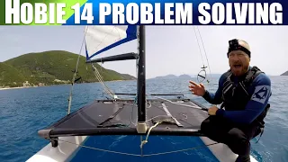 Hobie 14 TACKING troubleshooting and problem solving