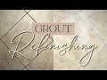 DIY Grout Refinishing How to Clean Paint Seal