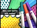 Ben-Day Dots made with Marker