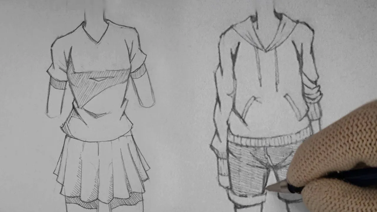 Como Desenhar Anime: Roupas e Dobras [Iniciante]