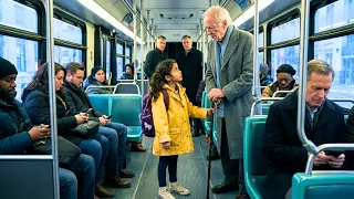 You Can Have My Seat the Little Girl Told the Trembling Old Man His Bodyguards Were Watching