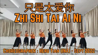 Download 只是太爱你 Zhi Shi Tai Ai Ni  | LINE DANCE | High Intermediate | Heru Tian MP3