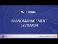 Download Lagu Webinar: Brandmanagement systemen