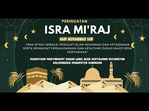 Download MP3 🔴Live Peringatan Isra Mi'raj Nabi Muhammad SAW Kampung Kowown Desa Kertawana - Kalimanggis -Kuningan