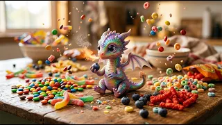 What Happens When a Rainbow Dragon Eats Hot Cheetos