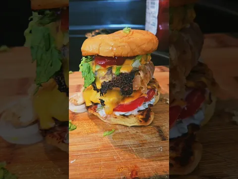 HAMBURGRUESA DOBLE HDP! #elbananero #hamburgruesa #hdp #cdt #sapee