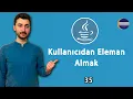 35 Java Dersleri Dizinin Elemanlarini Kullanicidan Alma ARRAYS ECLIPSE JAVA DIZILER