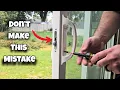 Install sliding Glass Door handle Don t make this mistake