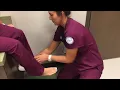 Pretty feet get reviled because of a exam