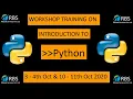 4 Days Workshop on Introduction to Python RBased Service Private Limited Online Workshops