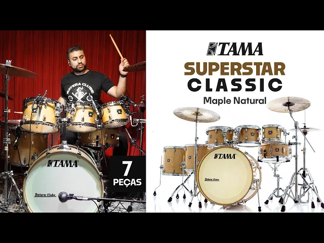 Bateria Tama Superstar Classic Maple Java Lacebark Pine 22