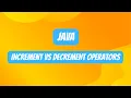 Java Increment vs Decrement Operators Beginner s Guide