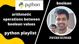 Arithmetic operations between boolean values python playlist