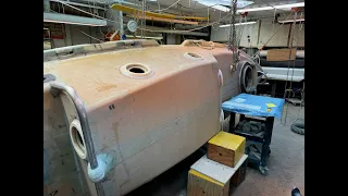 25 Dec 2023  Working on rub rail, port side