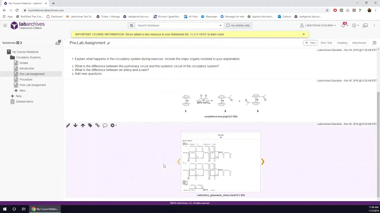 Your Lab Notebook - Setup and Use. 