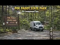 Poe Paddy State Park Campground Tour Woodward PA Site by Site Walkthrough Campsites Amenities