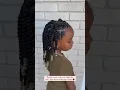 Step by step easy kid protective style no braiding