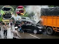 Lagu SITUASI MENCEKAM !!! PETAKA MACET PARAH DI SITINJAU LAUIK, Minibus Ringsek Tabrak Ekor Truk