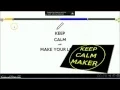 Keep Calm Maker Promo