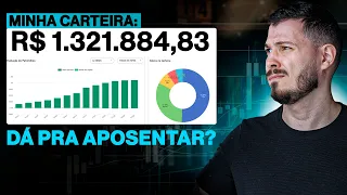 MINHA CARTEIRA DE INVESTIMENTOS: Quanto rende de dividendos por mês? Dá pra aposentar?