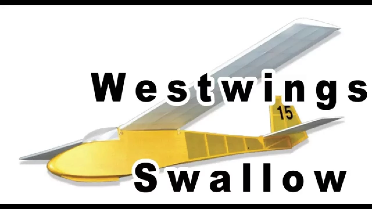 How to build a Vintage Model balsa wood glider West wings swallow 4 The Wings