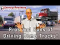 Pros and Cons to Driving Dump Trucks - CDL Driving Academy