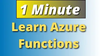 What are Azure Functions 1 Minute Overview