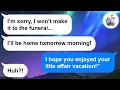 Download Lagu 【Apple】Mijn vader stierf terwijl mijn man op vakantie was met zijn geheime vriendin!