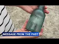 NJ woman thinks message in bottle could be oldest ever found
