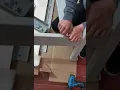 Industrial sewing machine table and stand assembly