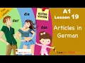 A1 - Lesson 19 Articles in German Bestimmte Artikel im Nominativ Revised Learn German