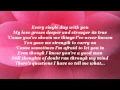 Download Lagu Tamia - This time it's love (with lyrics) HD