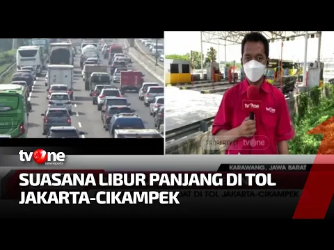 Libur Panjang Akhir Pekan, Arus Kendaraan Padat di Tol Jakarta-Cikampek