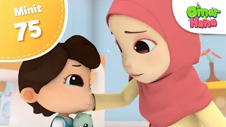 Omar & Hana Kompilasi Istimewa 😍😻💪 | 75 Minit | Lagu & Kisah Kanak kanak Islami