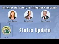 26 Board of County Commissioners Status Update