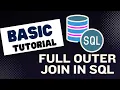 What is Full Outer Join in SQL and How to use it SQL Tutorials for Beginners