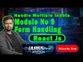 How to Handle Multiple Inputs in React JS useState FormData Explained