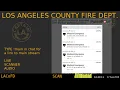 LA County Fire - Live LACoFD Scanner