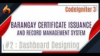 CodeIgniter 3 Dashboard Designing