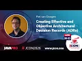 Creating Effective and Objective Architectural Decision Records ADRs Piet van Dongen EN