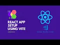 How To Create React App Using Vite On Visual Studio VS Code Ahmad Tech